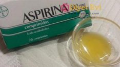 Sivilceler için aspirin bal maskesi