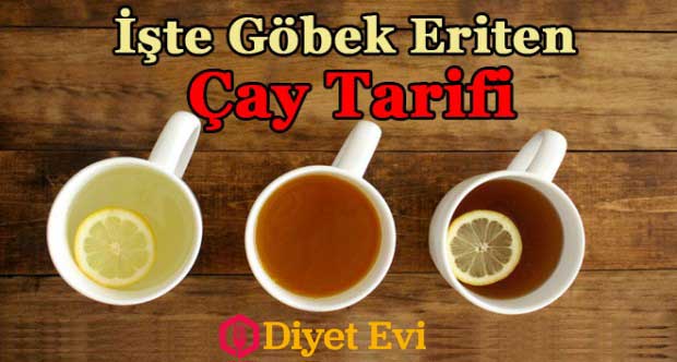 Göbek Eritmek İçin Çay Tarifi