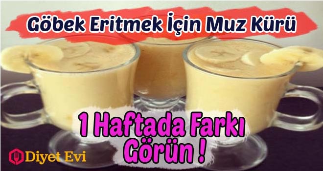 Göbek Eritmek İçin Muz Kürü