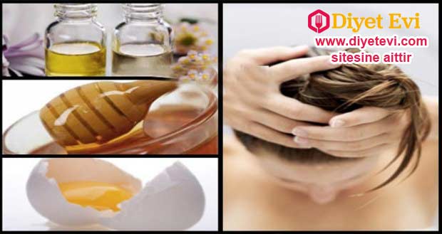 Malzemeler: 2 Yemek kaşığı Hint yağı -- 1 adet Yumurta Sarısı -- 1 Çorba kaşığı bal. Bir kase alın ve tüm bu malzemeleri bu kasede karıştırın. Karışımın her yerinin eşit olduğuna emin olun. Saç köklerinize ve biraz da köklerden saçınıza doğru bu karışımı sürün. Bir duş başlığı ile kafanızı örtün ve bu şekilde en az 2 saat bekleyin. Daha sonra bu karışımı kafanızdan çıkarmak için kendi sürekli kullandığınız şampuanı kullanın. Bu işlemi haftada en az 1 kere ve 2 ay boyunca rutin olarak uygulayın. Etkisi ve faydaları neler öğrenmek için görsele tıklayın ve 5. fotoğrafa geçin.