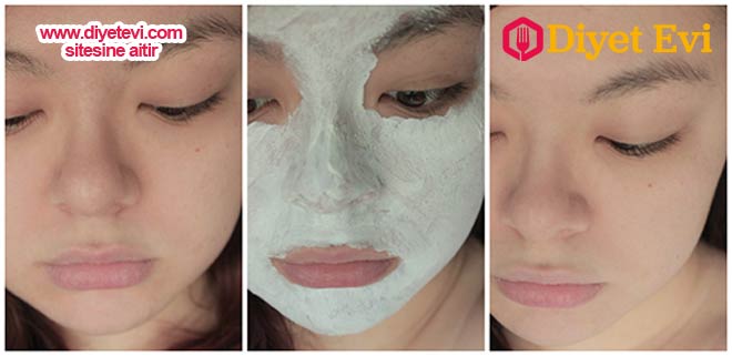 Uygulanışı: Elde ettiğimiz karışımı daha önceden ılık su ile temizlediğimiz yüzümüze güzelce sürüyoruz. Maske halinde yüzümüze sürdüğümüz bu karışımı kurumaya bırakıyoruz. Cildimizin gerginleştiğini ve maskenin kuruduğunu zaman geçtikçe hissedeceksiniz. yarım saat kadar bekledikten sonra maskeyi yüzümüzden çıkarıyor ve tekrar ılık su ile duruluyoruz. 1 hafta bu işlemi geceleri yatarken yaptıktan sonra yüzünüz oldukça canlı gergin ve kırışıklıklardan arındırılmış halde olacak. Daha sonraki günlerde ise haftada bir kere yapmanız yeterli olacaktır.