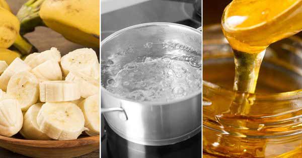 Malzemeler:400 ml ılık su, 2 adet muz, 2 yemek kaşığı bal.... Öksürük ve bronşit şikayetlerinizi kesmek için gerekli olan malzemeler... Hepsi doğal ve zararsız. Şimdi hazırlanışına ve kullanım şekline geçmek için görsele basın ve 4. fotoğrafa geçin.