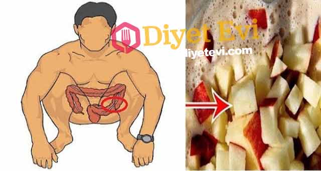 İşte Bağırsak temizleme diyeti için gerekli malzemeler: 1 adet elma 1 çorba kaşığı bal 1 yemek kaşığı chia tohumu 1 çorba kaşığı keten tohumu 1 su bardağı kadar da içme suyu Hazırlanışı için görsele tıklayın ve 3. fotoğrafa geçin.