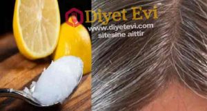 Beyaz saçlar için Hindistan cevizi yağı limon karışımı